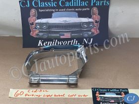 OEM 1960 Cadillac Deville Fleetwood Eldorado LEFT DRIVER SIDE OUTER PARKING LIGHT LAMP BEZEL TRIM